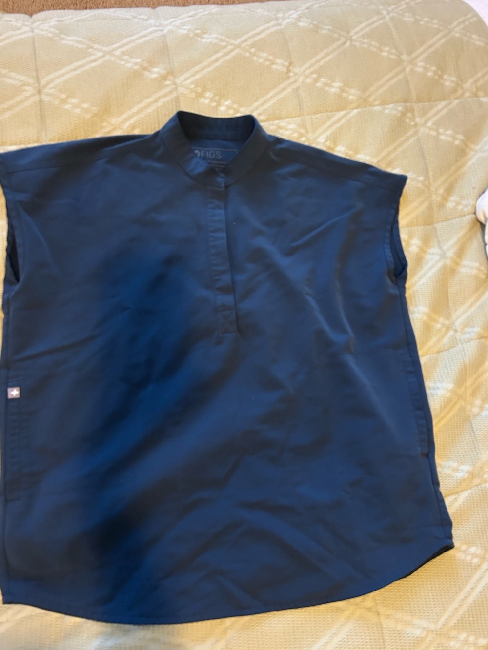 Figs blue Rafaela Oversized Scrub Top™